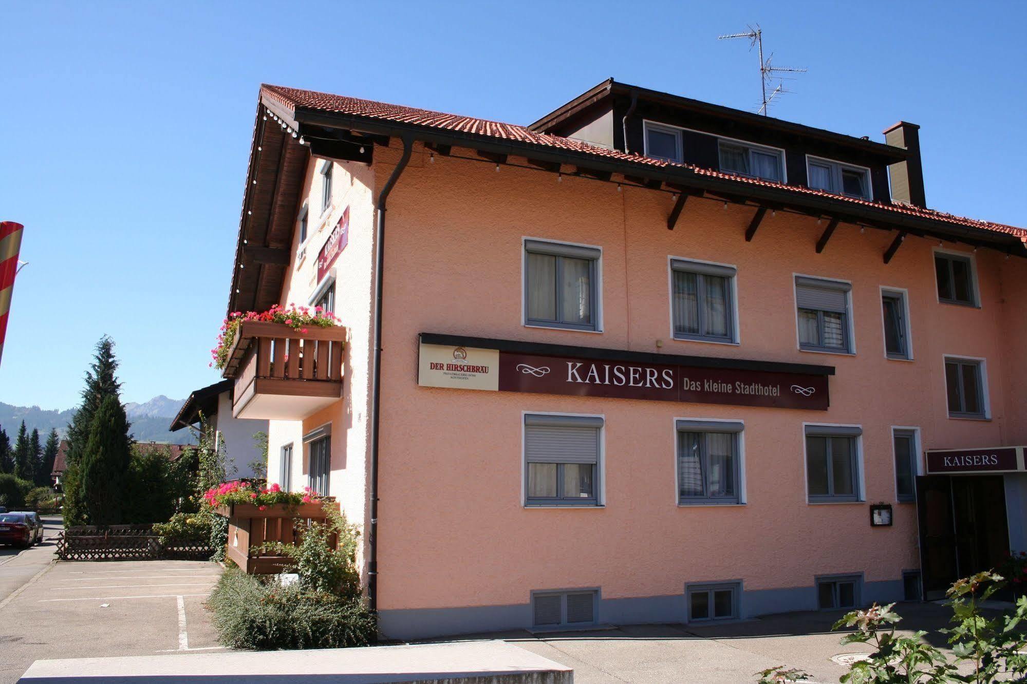 Kaisers Das Kleine Stadthotel Sonthofen Exterior foto